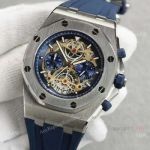 Fake Audemars Piguet Royal Oak Offshore SS Blue Watches with Super Luminous